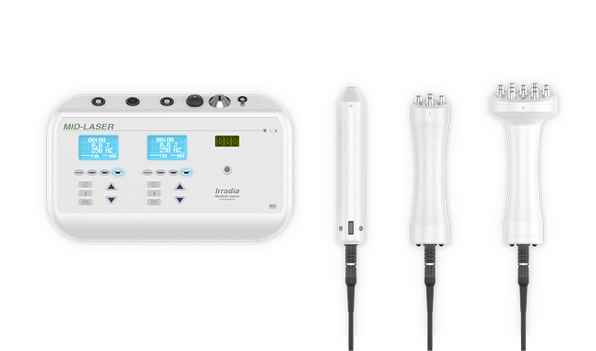 MID-LASER Irradia enhet med handstycken